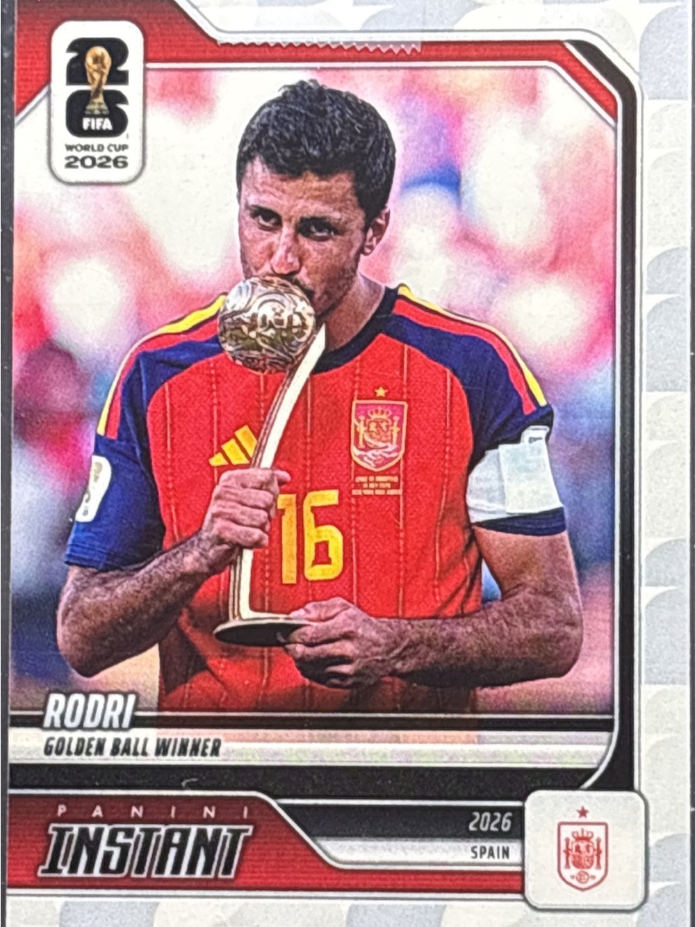 Panini Spain Soccer Trading Card - Rodri LE 1/2732